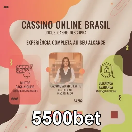 Ilustração de Aproveite os Melhores Jogos de Cassino na 5500bet