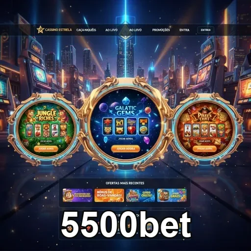 Ilustração de Acesse o cassino online 5500bet com login rápido e prático